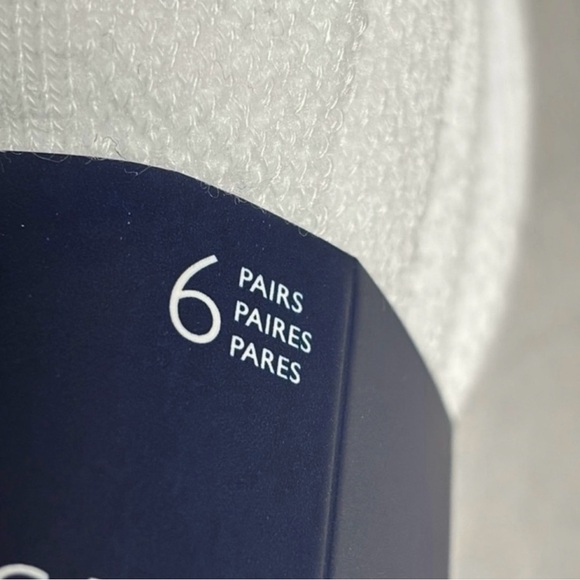 New Tommy Hilfiger Socks Women’s 6 Pair White Cushion Quarter Cut Casual Active - Picture 7 of 13